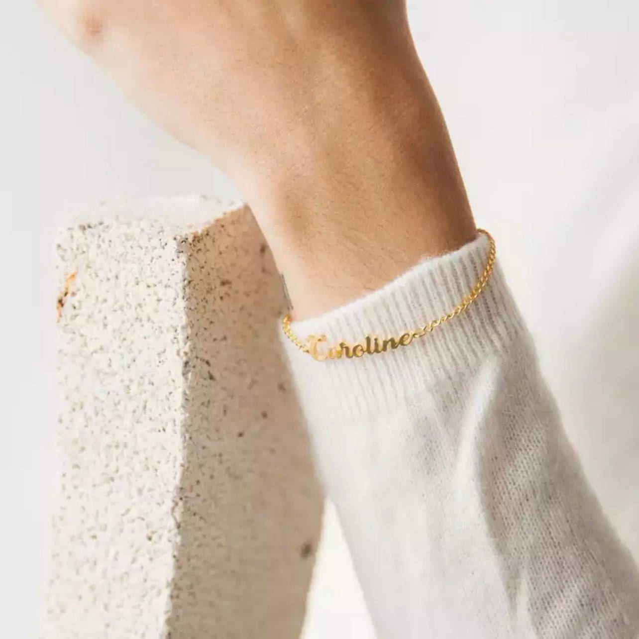 Namens Armband Cuban Chain