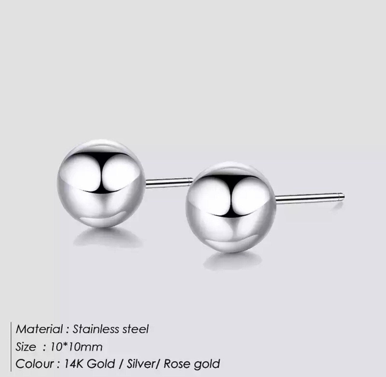 BALL CLASSIC Ohrstecker