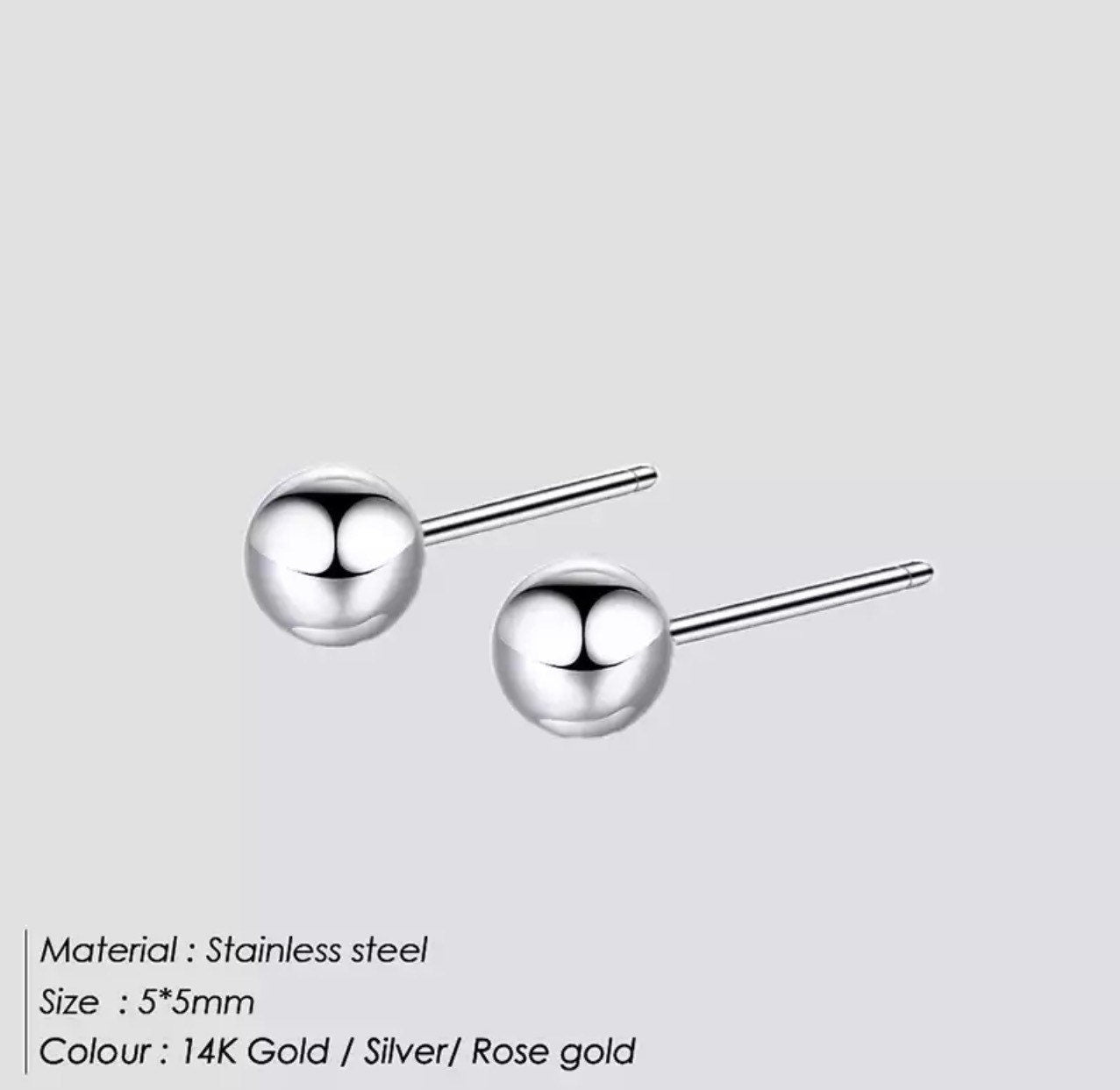 BALL CLASSIC Ohrstecker