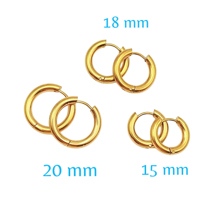 CLASSY HOOPS small medium large