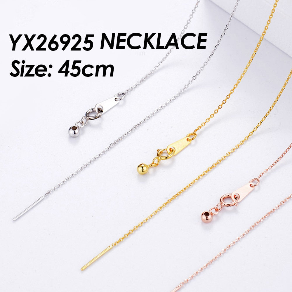 Floting Letter Charm Kette