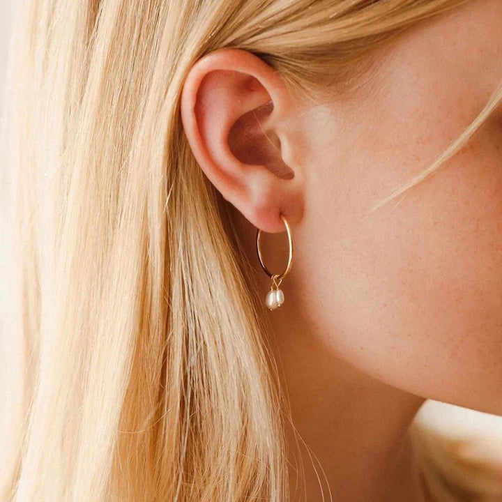 SLIM HOOPS PERLA MIX