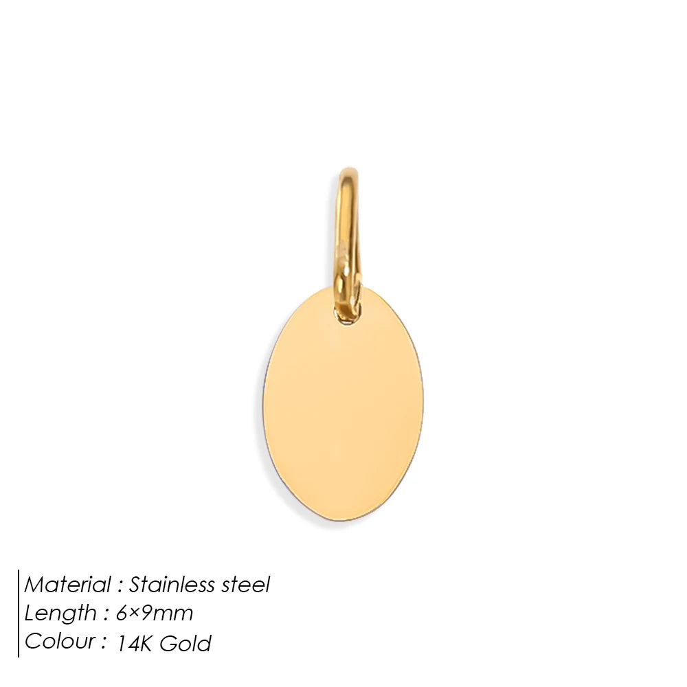Oval Mirror Charm