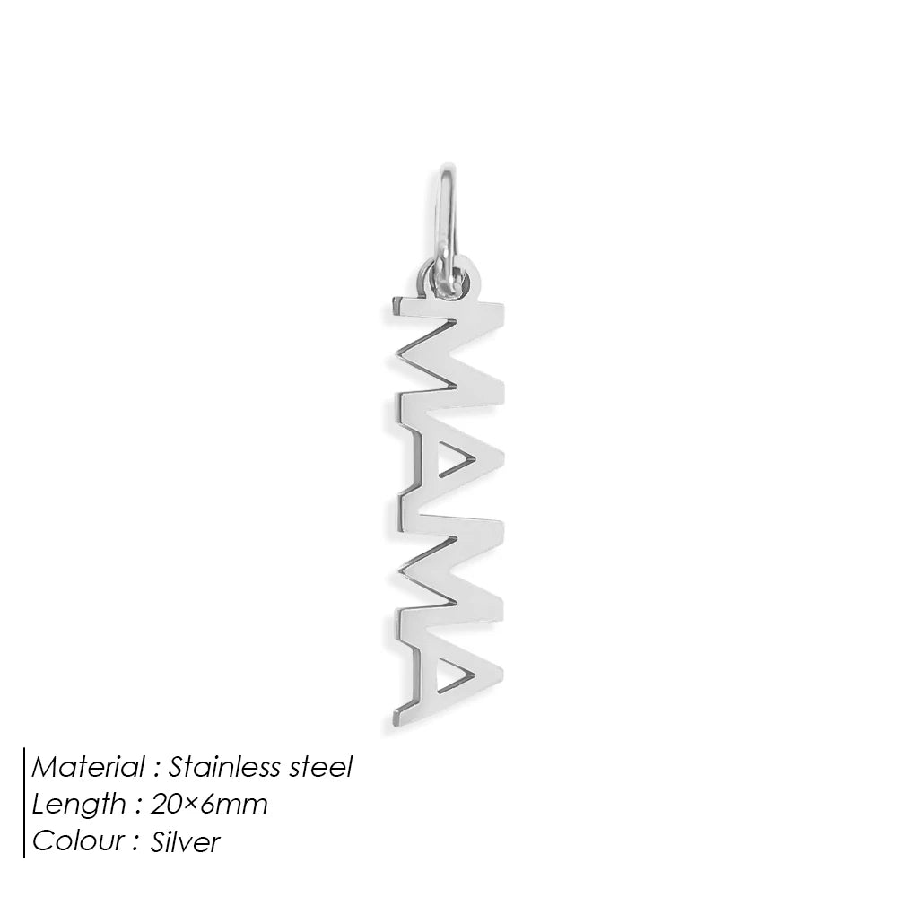 MAMA LOVE Letter Charm