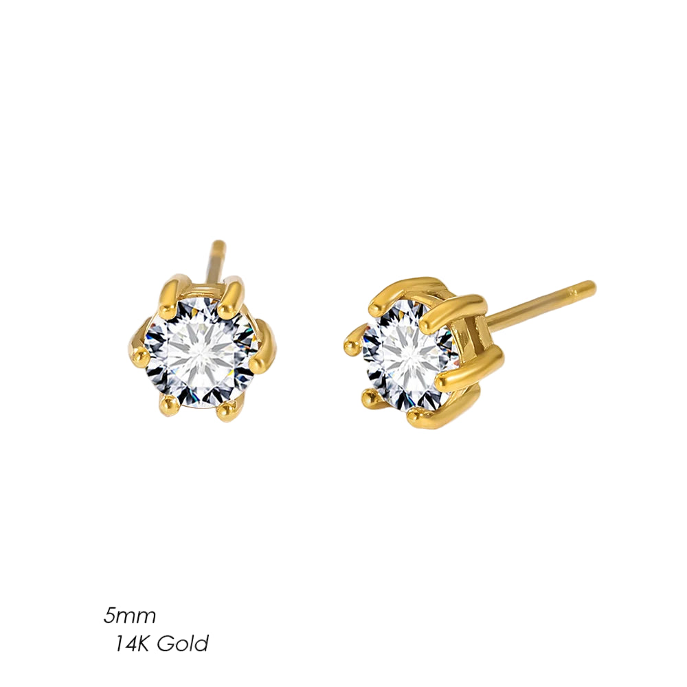 Eco Diamant Stud Ohrringe