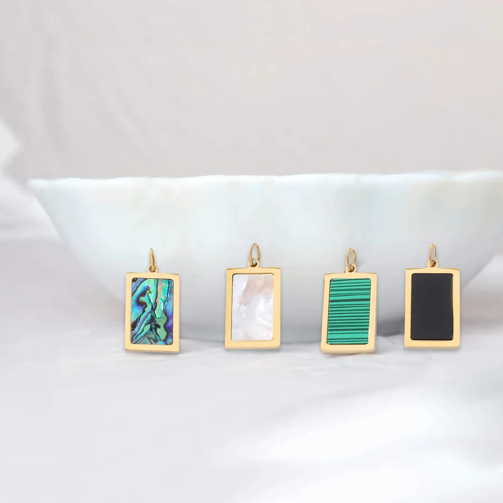Vintage Rectangle Anhänger