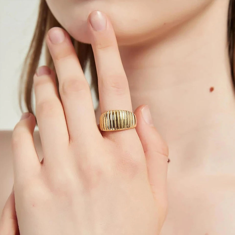 Cut Wide Ring