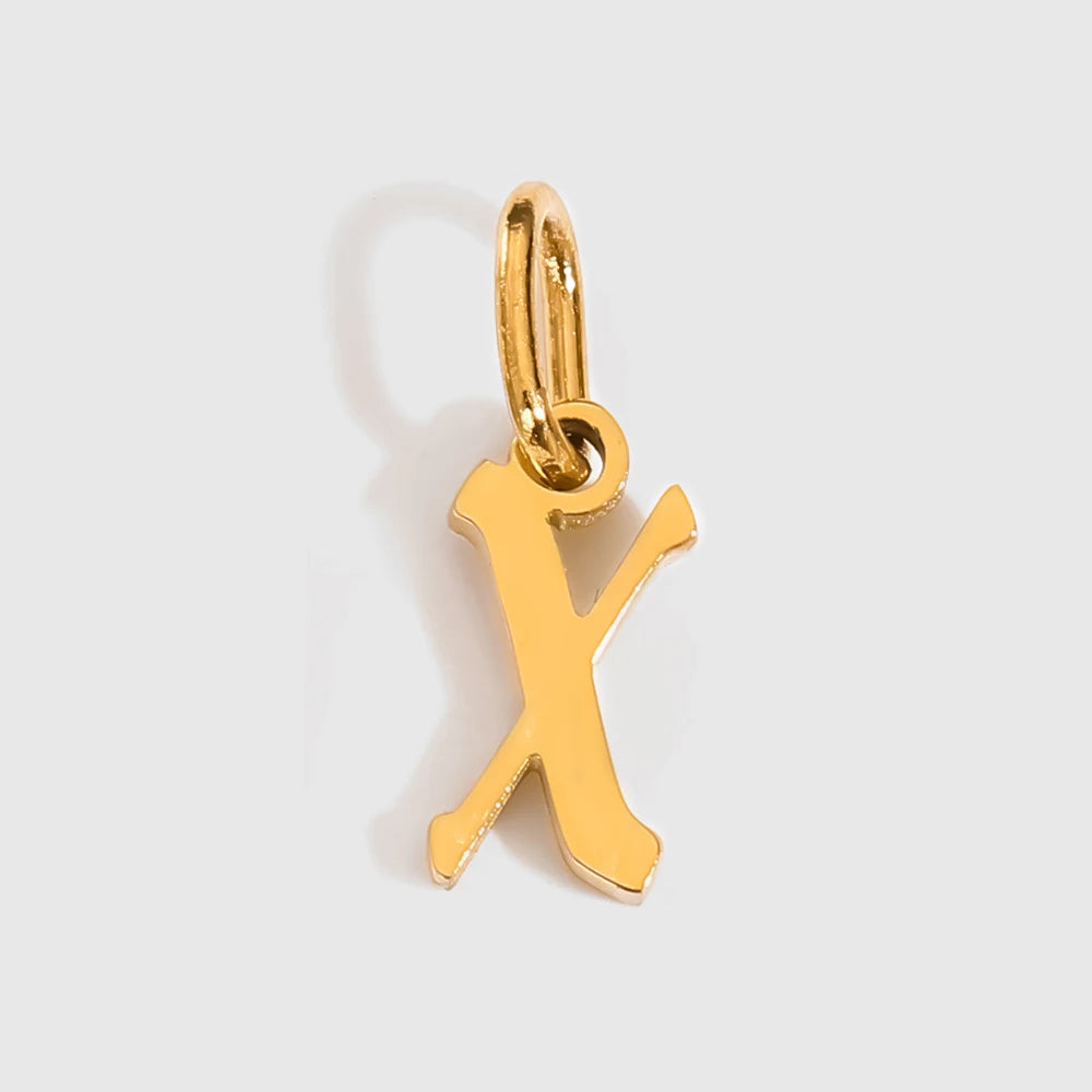 Old Style Letter Charm