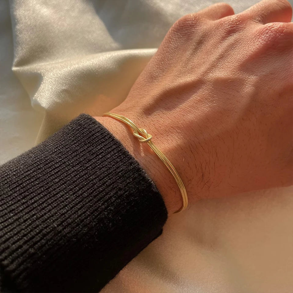 Snake Knotted Armband