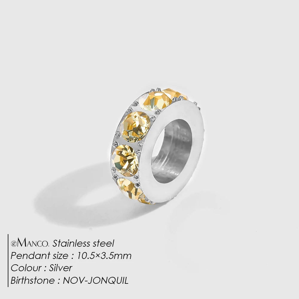 Round Pave Juli Charm