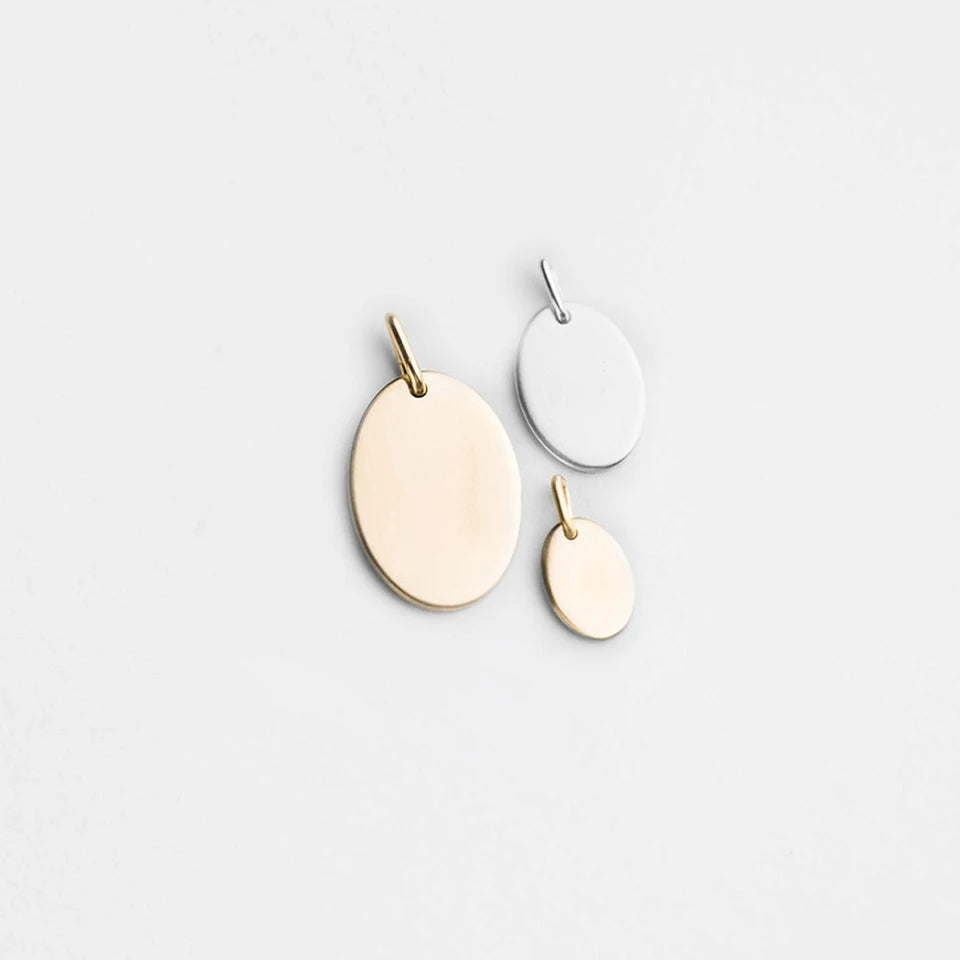 Oval Mirror Charm