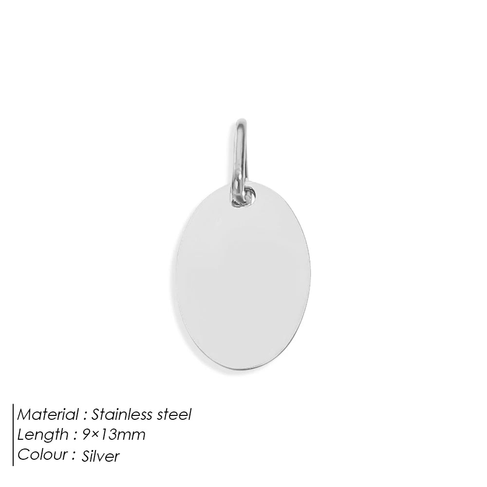 Oval Mirror Charm