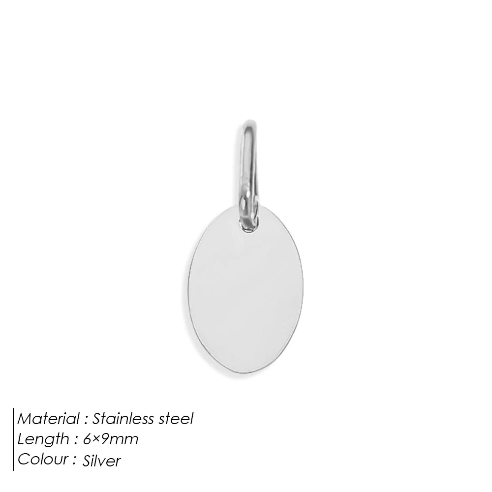 Oval Mirror Charm