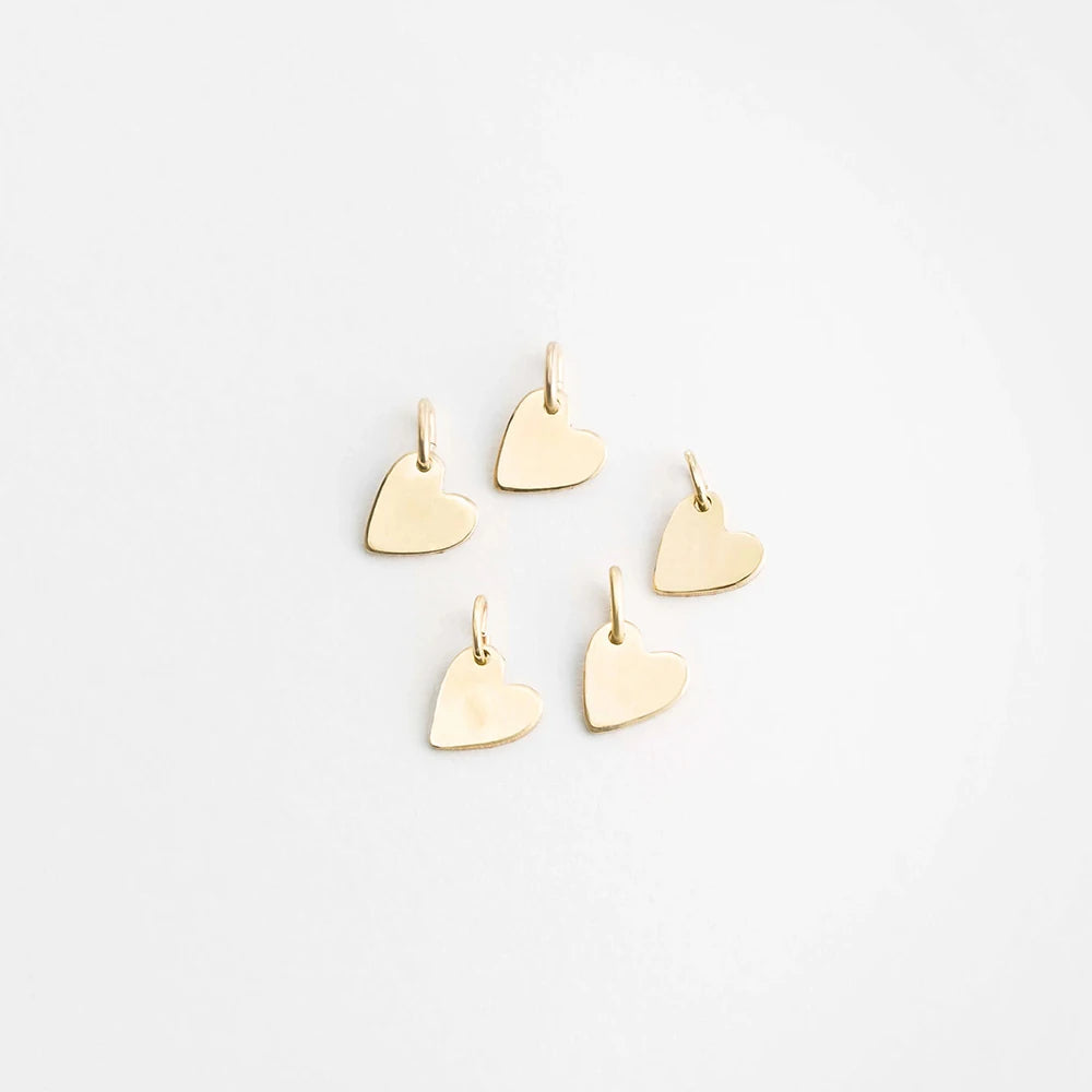 Gravierbare Herz Charms