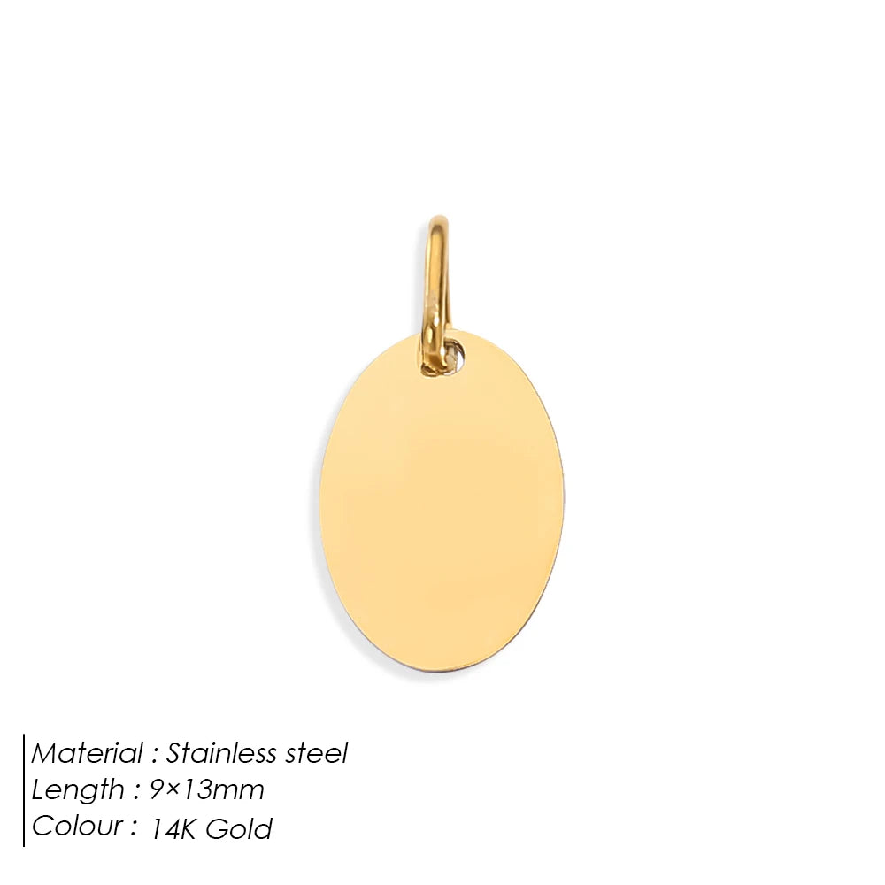 Oval Mirror Charm