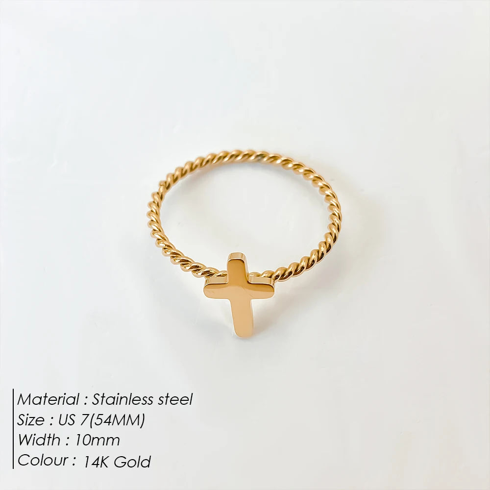 Twisted Cross Ring