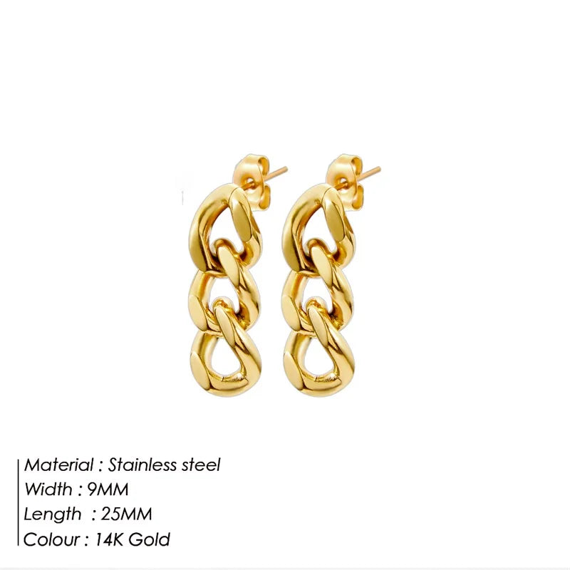 Cuban Link Ohrringe