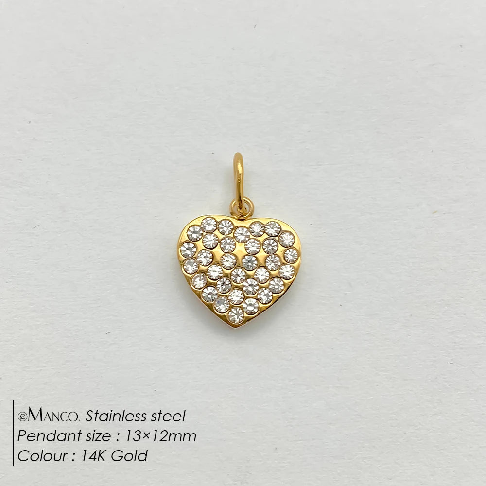Bohemian Heart Charm