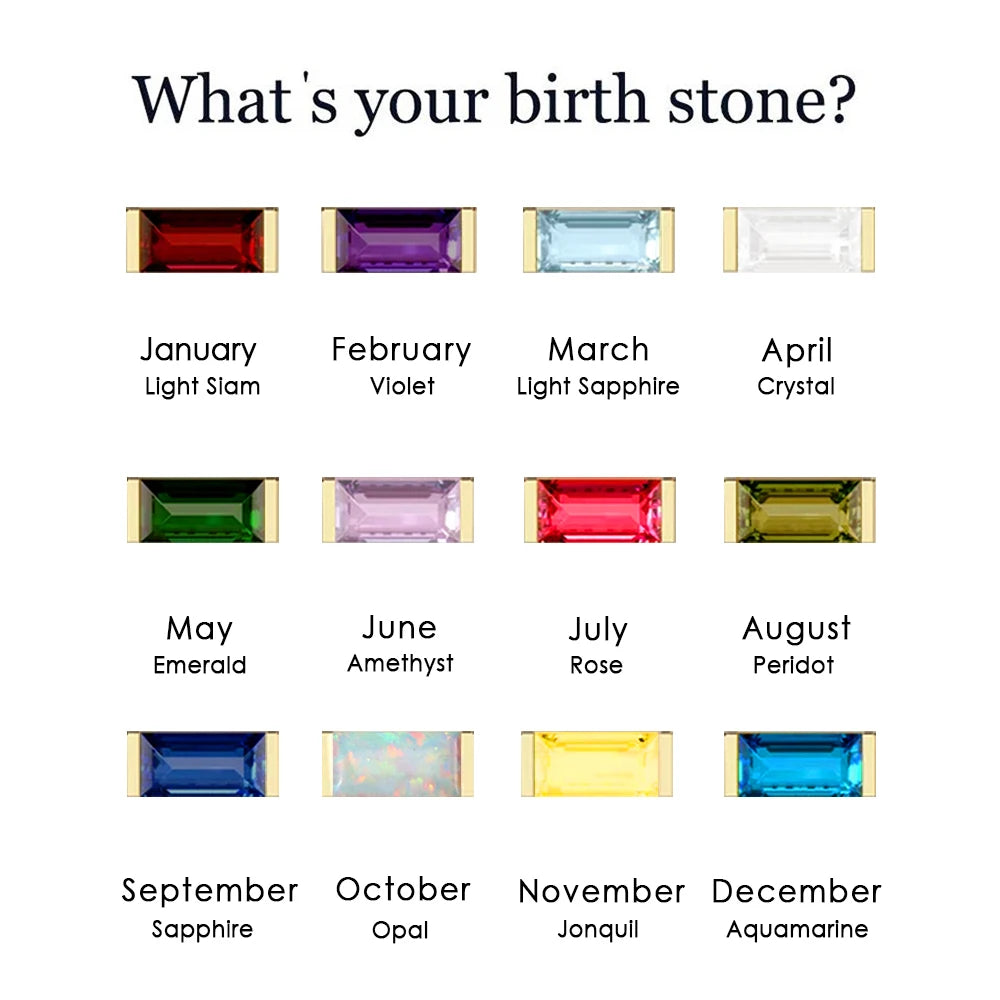 Birthstone Bar Necklace