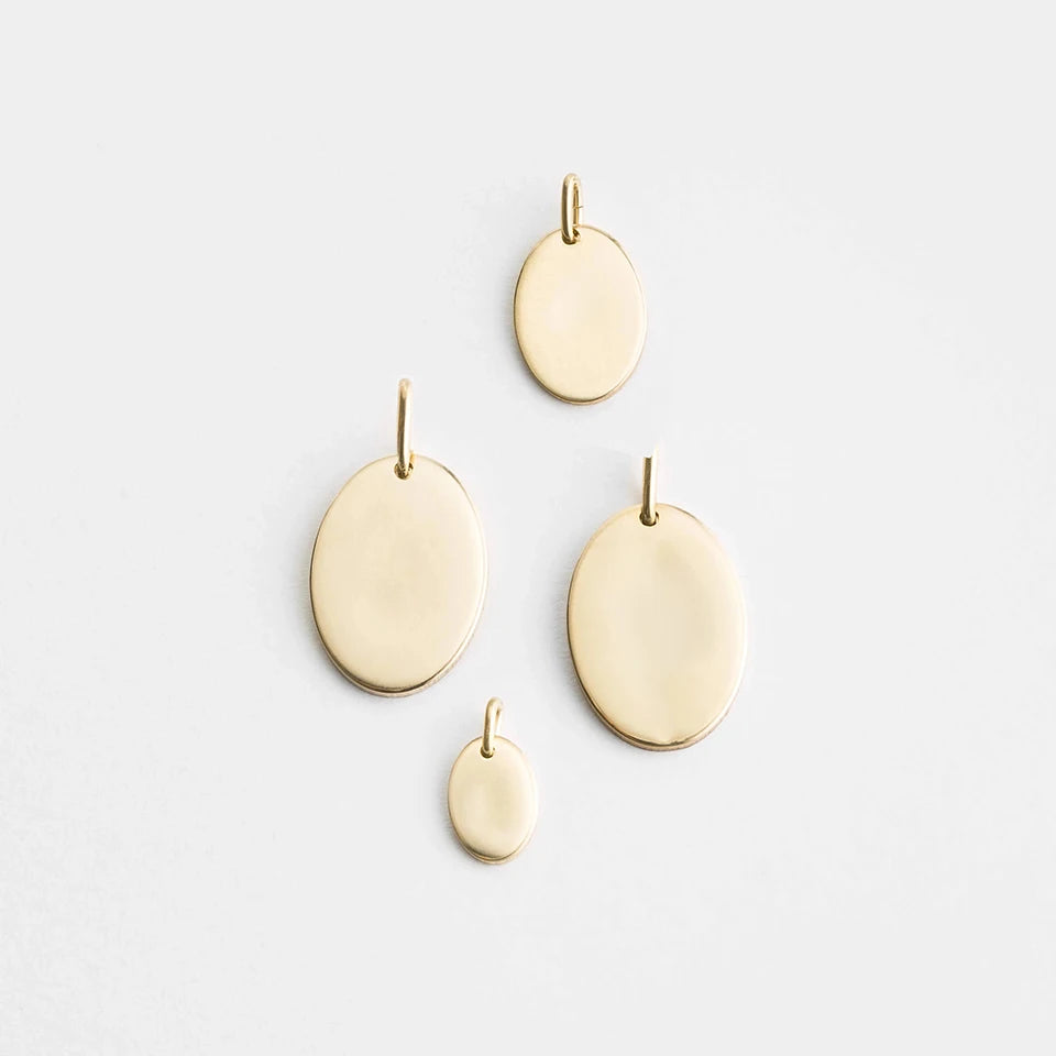 Oval Mirror Charm
