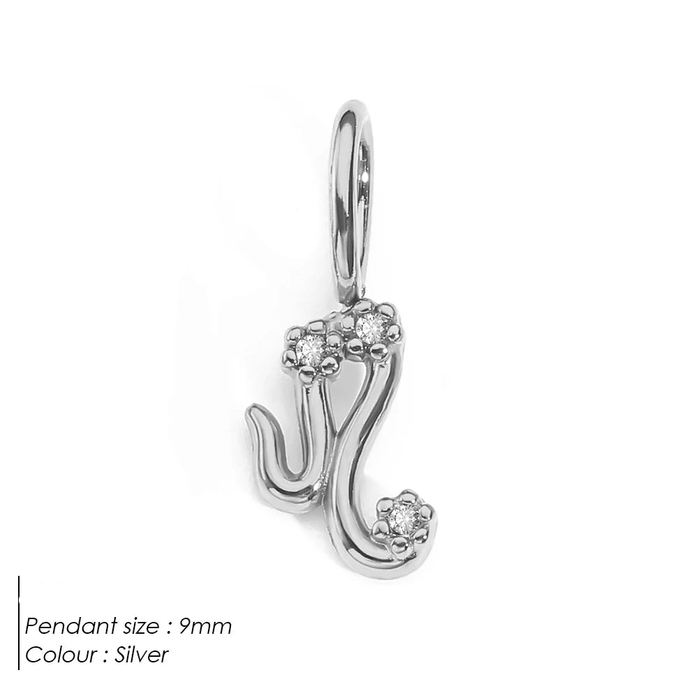 Zodiac Charm Sternzeichen Anhänger mit Kristallen