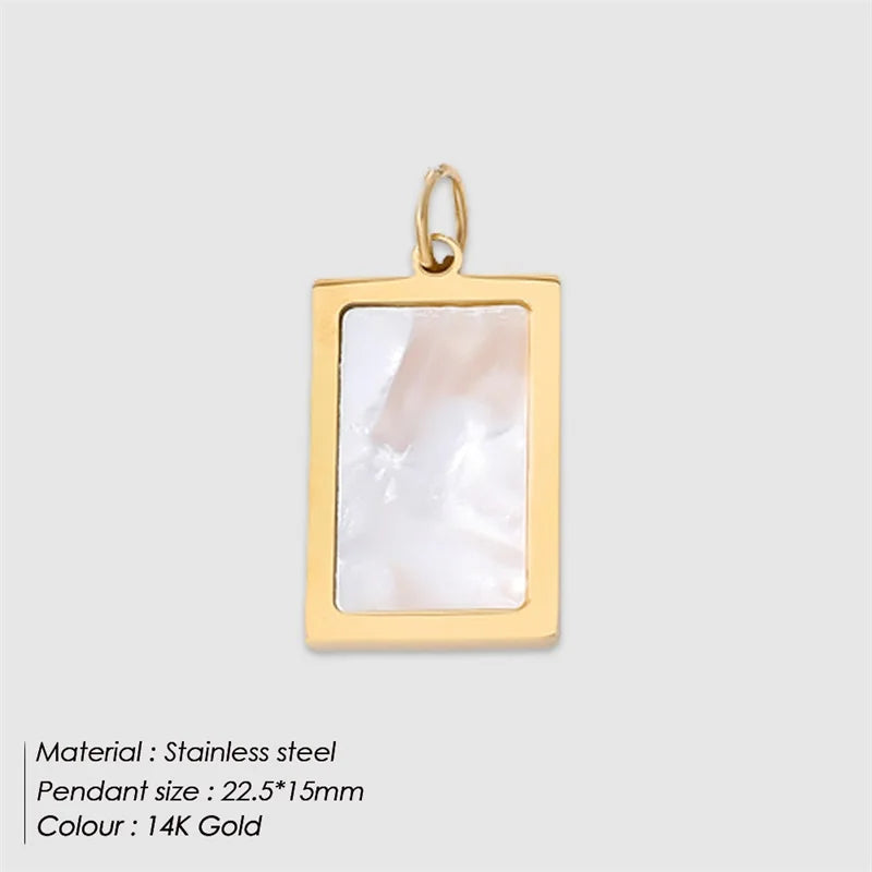 Vintage Rectangle Anhänger