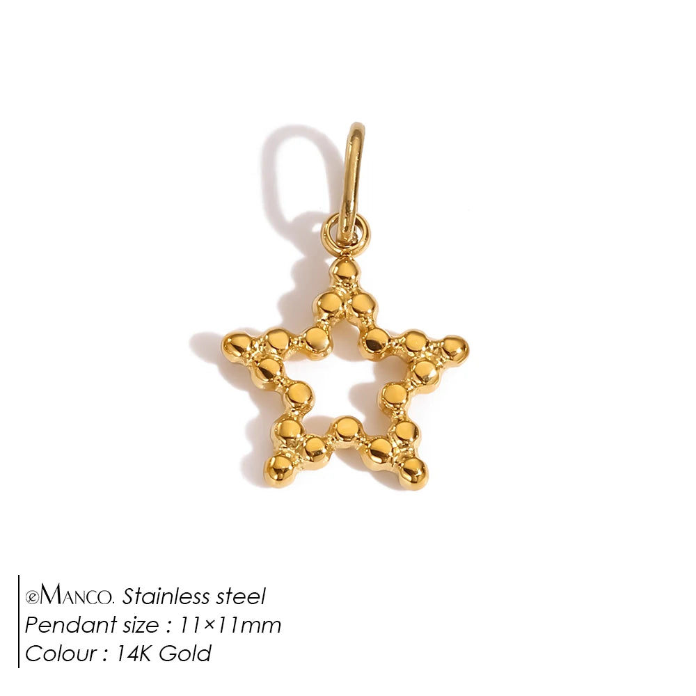 Star Sun Moon Charms