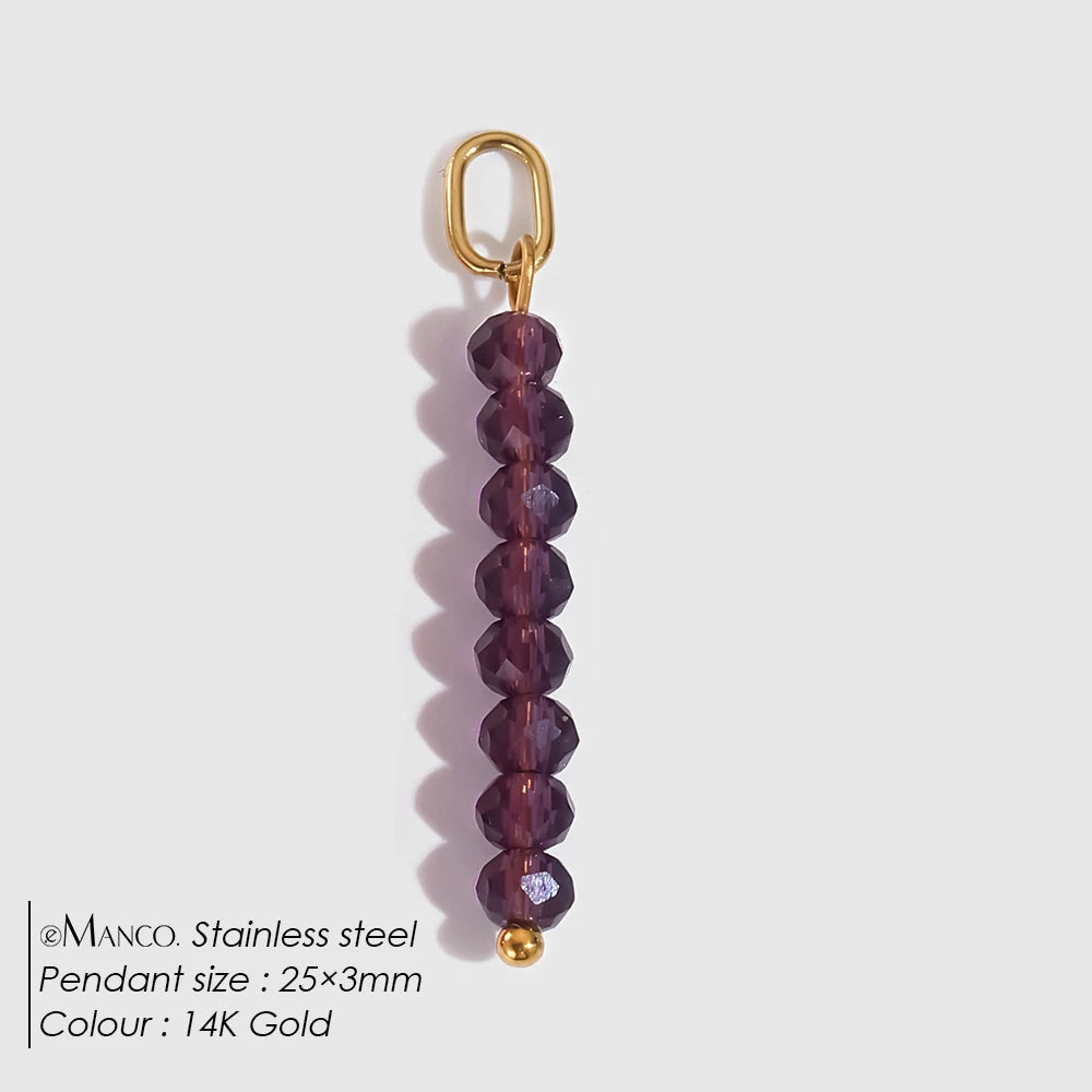 Delicate Birthstone Charm