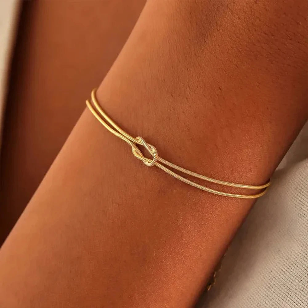Snake Knotted Armband