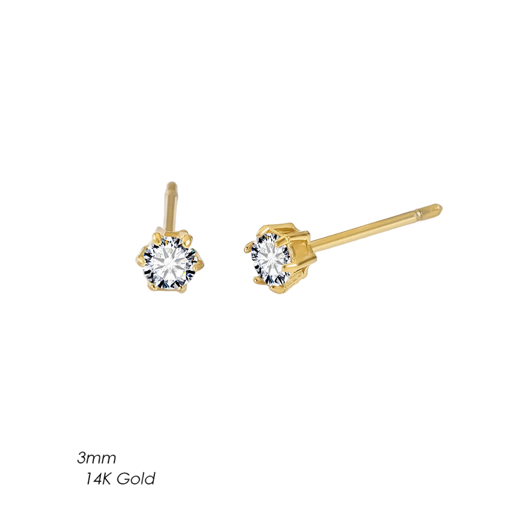 Eco Diamant Stud Ohrringe