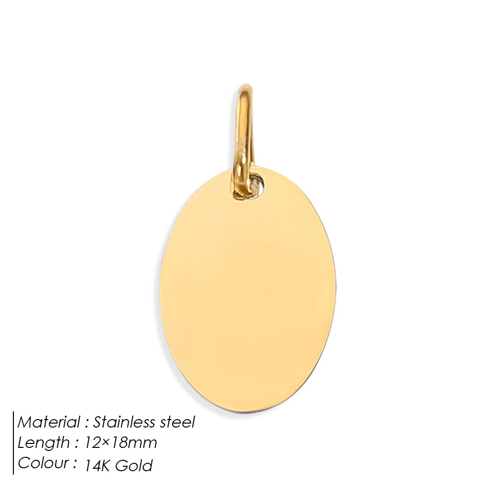 Oval Mirror Charm