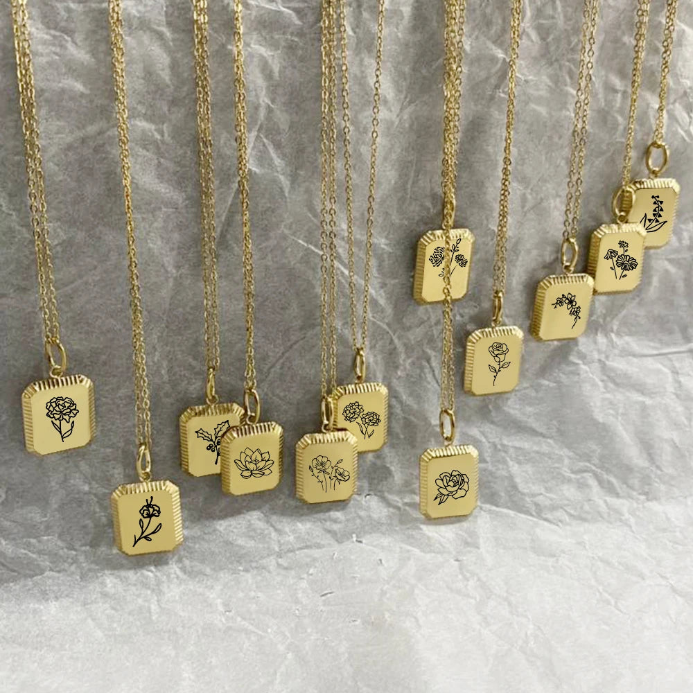 Square Tags Charm