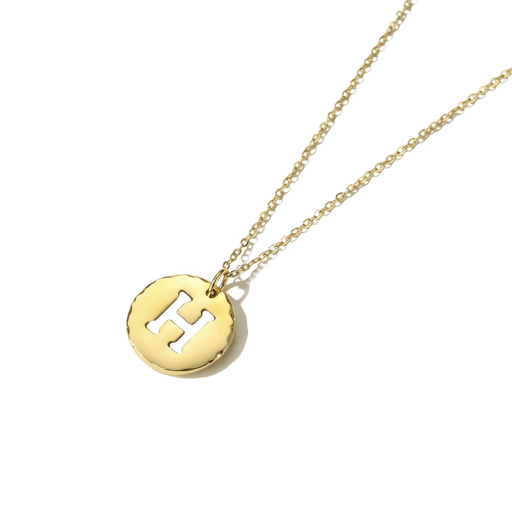 EmailleBuchstaben Coin Kette