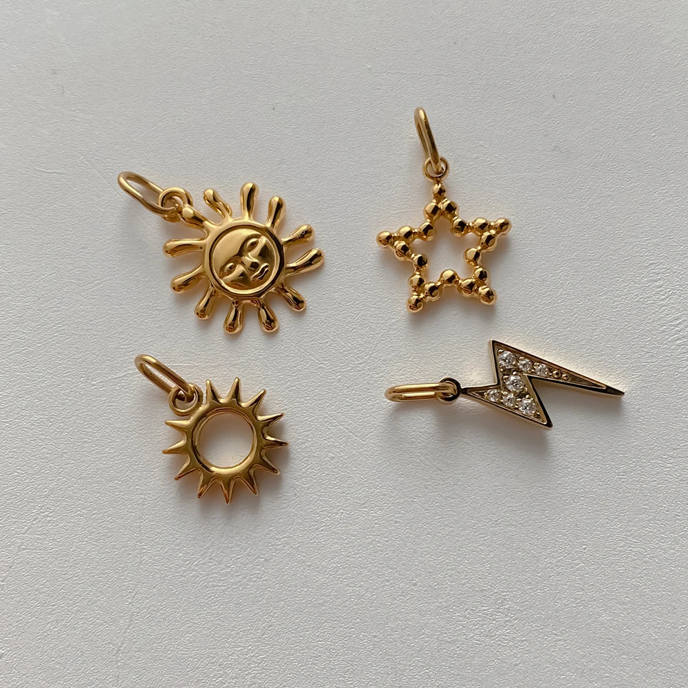 Star Sun Moon Charms