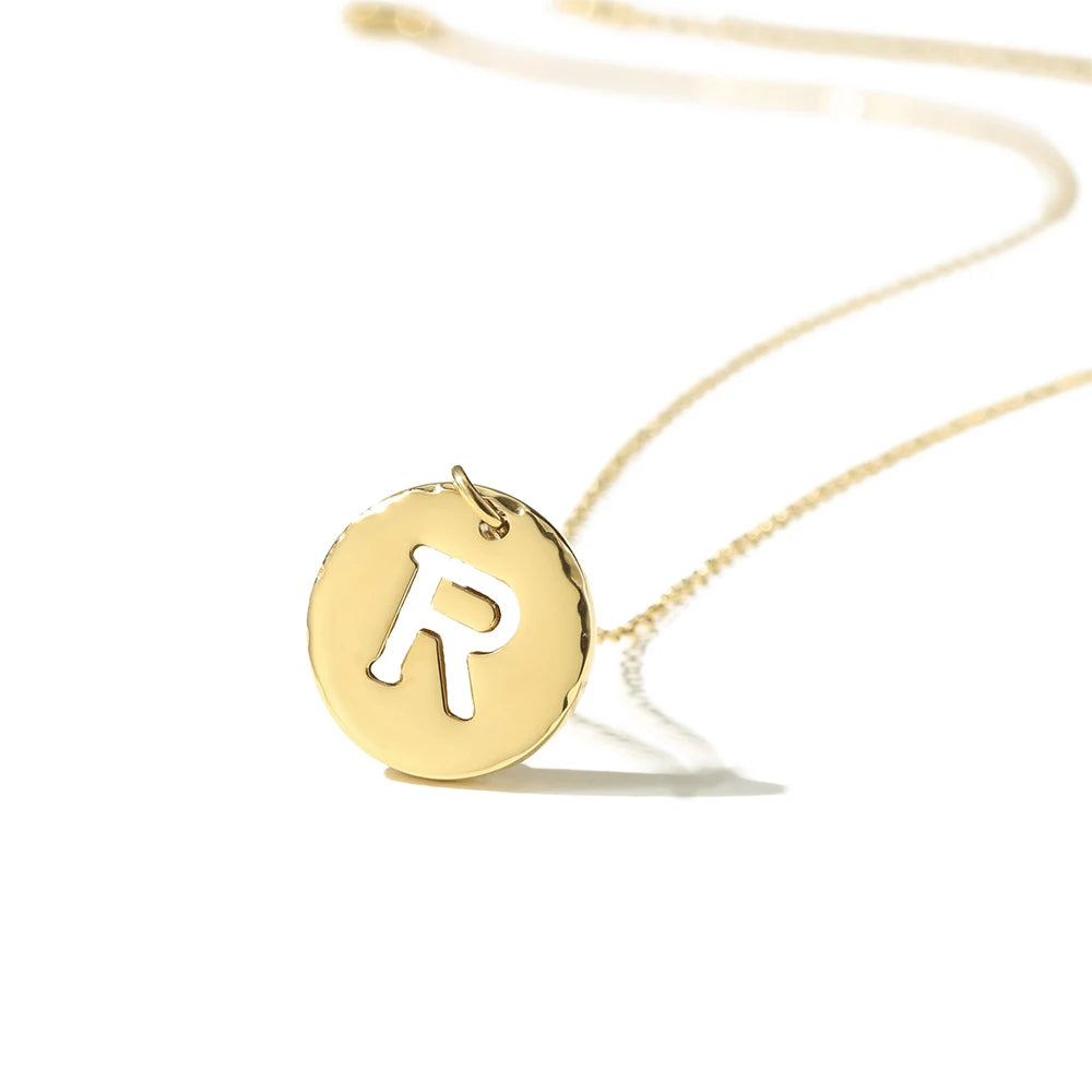EmailleBuchstaben Coin Kette