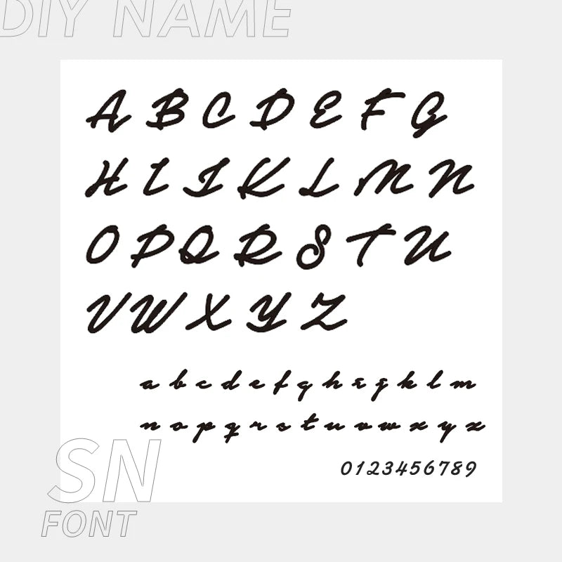 Your Name Armband - SN Schriftart -