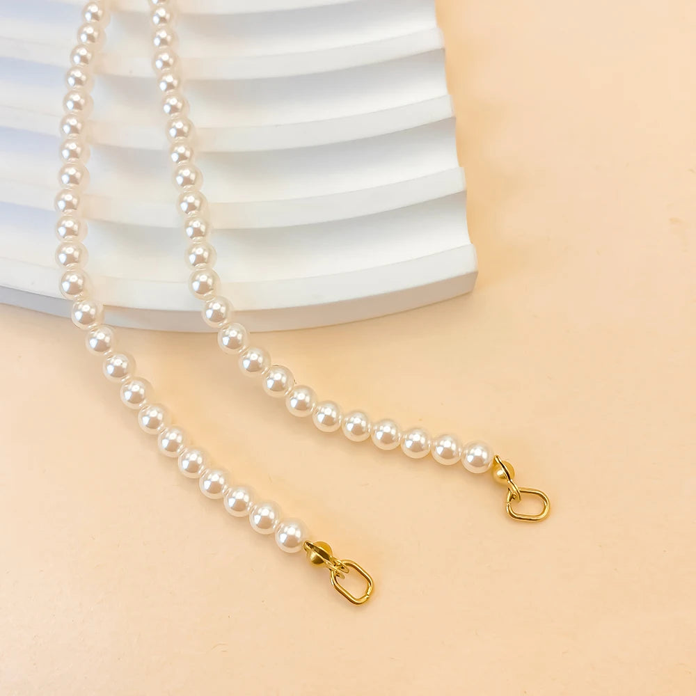 Locking Charm Kette vegan Pearl