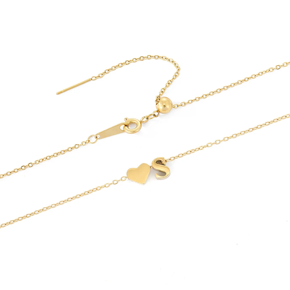 Heart Letter Kette
