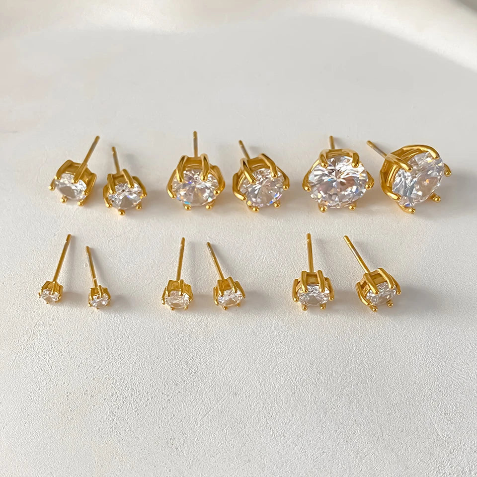 Eco Diamant Stud Ohrringe