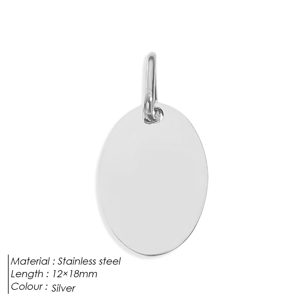 Oval Mirror Charm