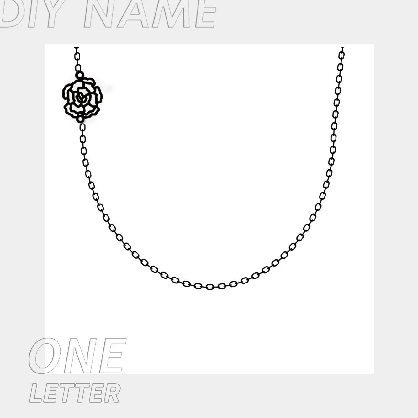 Botanical Flower Birthstone Kette
