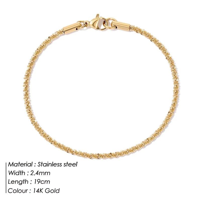Sparkling Twist Armband