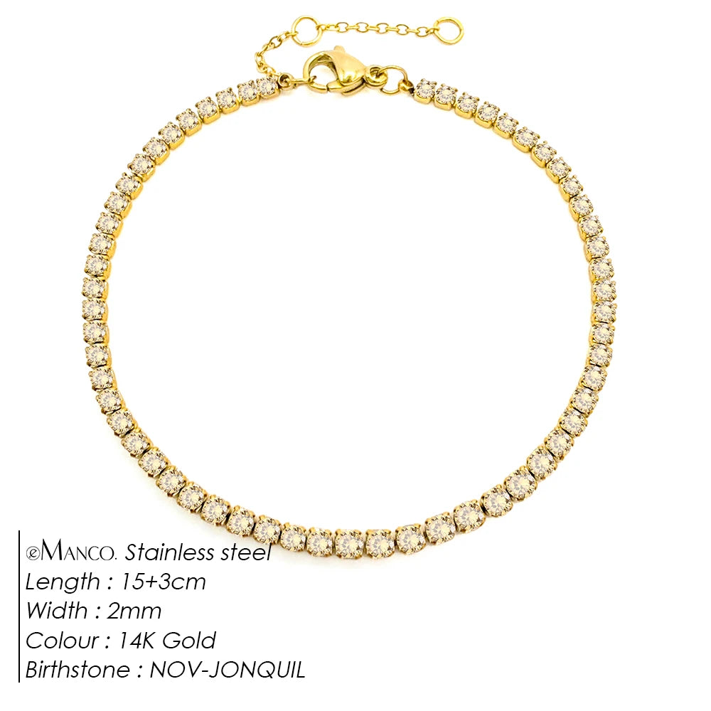 Birthstone Tennis Bracelet