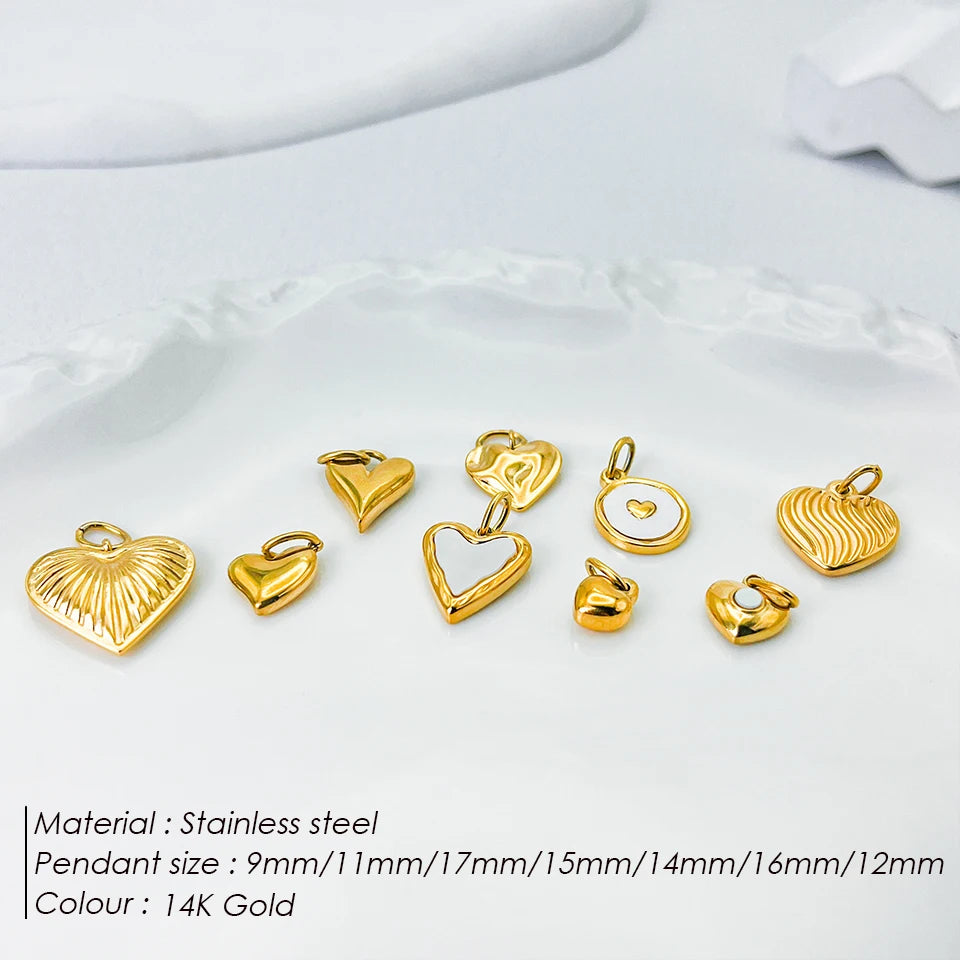 Hearts Charms