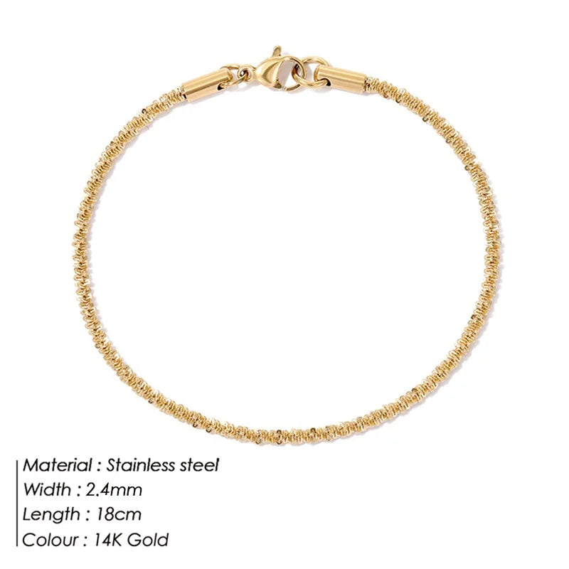 Sparkling Twist Armband