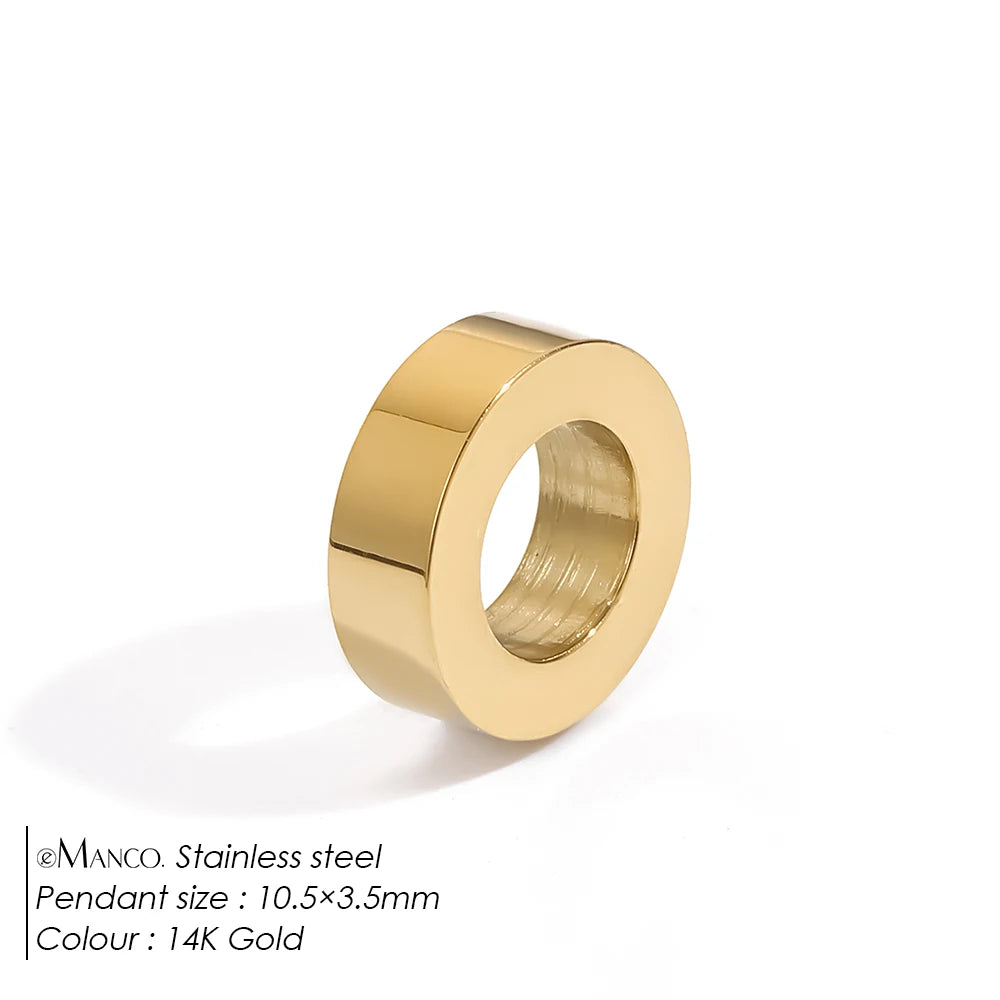 Round Pavé Charm