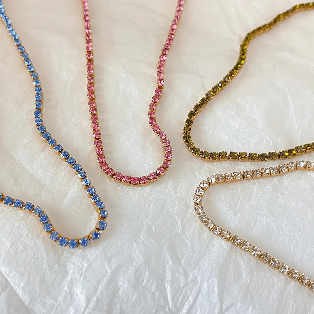 Birthstone Tennis Necklace