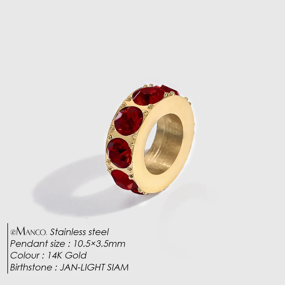 Round Pave Juli Charm
