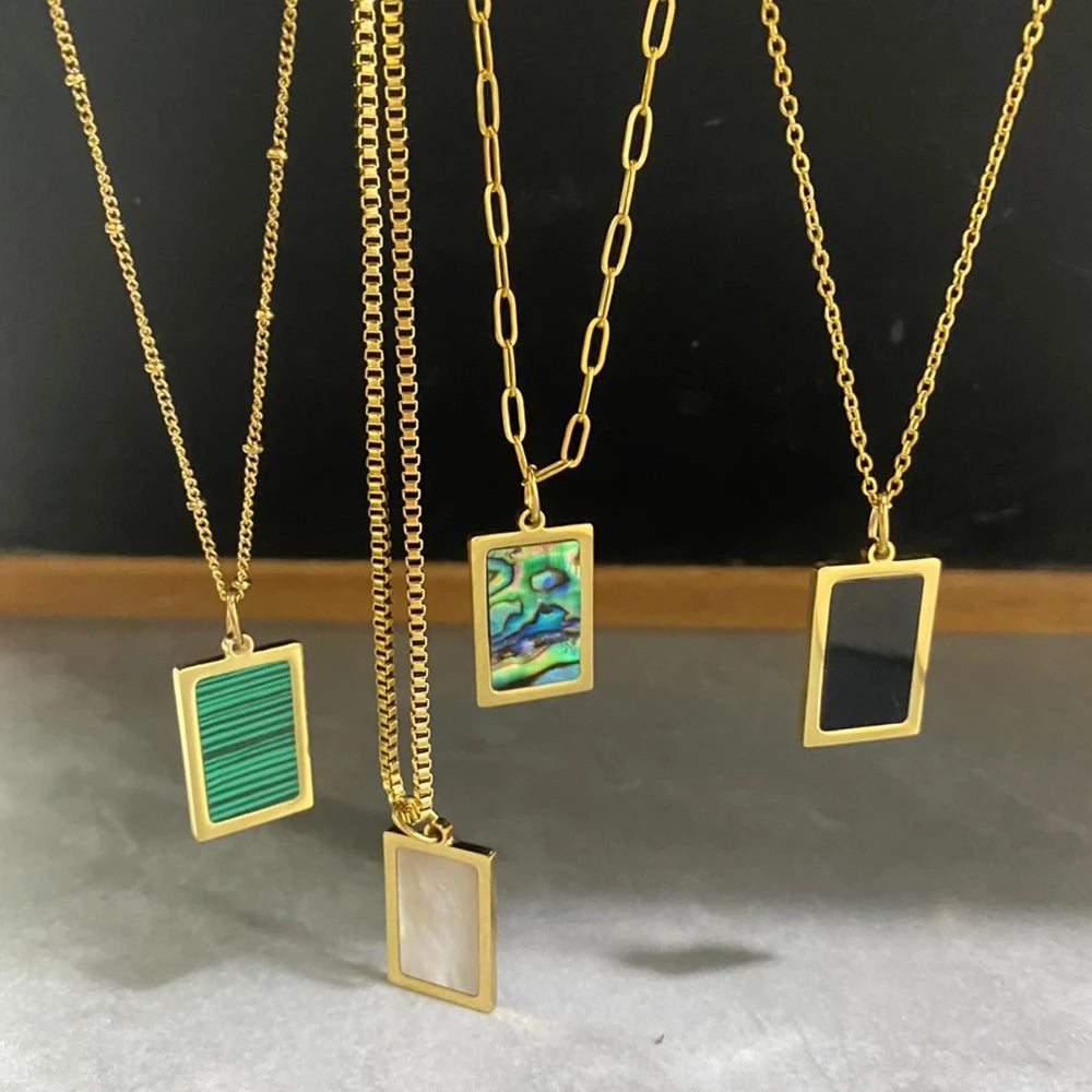 Vintage Rectangle Anhänger
