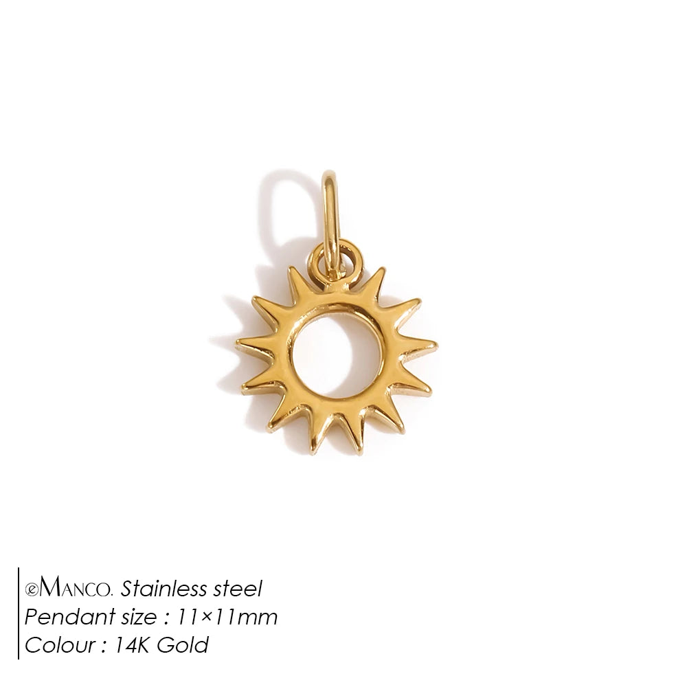 Star Sun Moon Charms